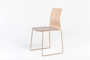 Linar Plus Upholstered Chair  Metal Legs 16