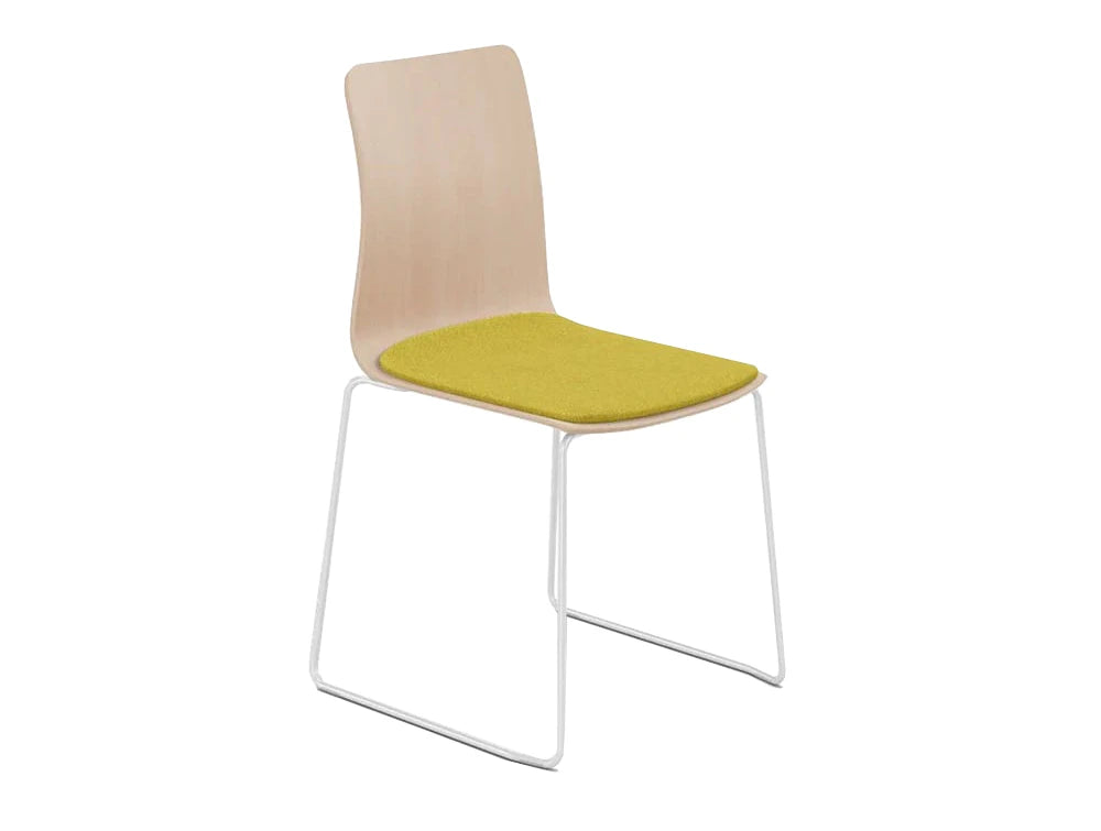 Linar Plus Wooden Chair With Cushion  Cantilever Not Linar Lpsjpl Nlb Gsilver Cushme62002