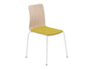 Linar Plus Wooden Chair With Cushion  Metal Legs Not Linar Lpsjrl Nlb Msilver Cushme62002
