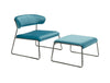 Lisa Lounge Armchair With Pouffe 3