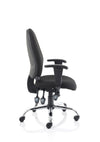 Lisbon Medium Back Task Operator Office Chair With Height Adjustable Arms OP000073 10