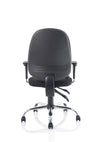 Lisbon Medium Back Task Operator Office Chair With Height Adjustable Arms OP000073 8
