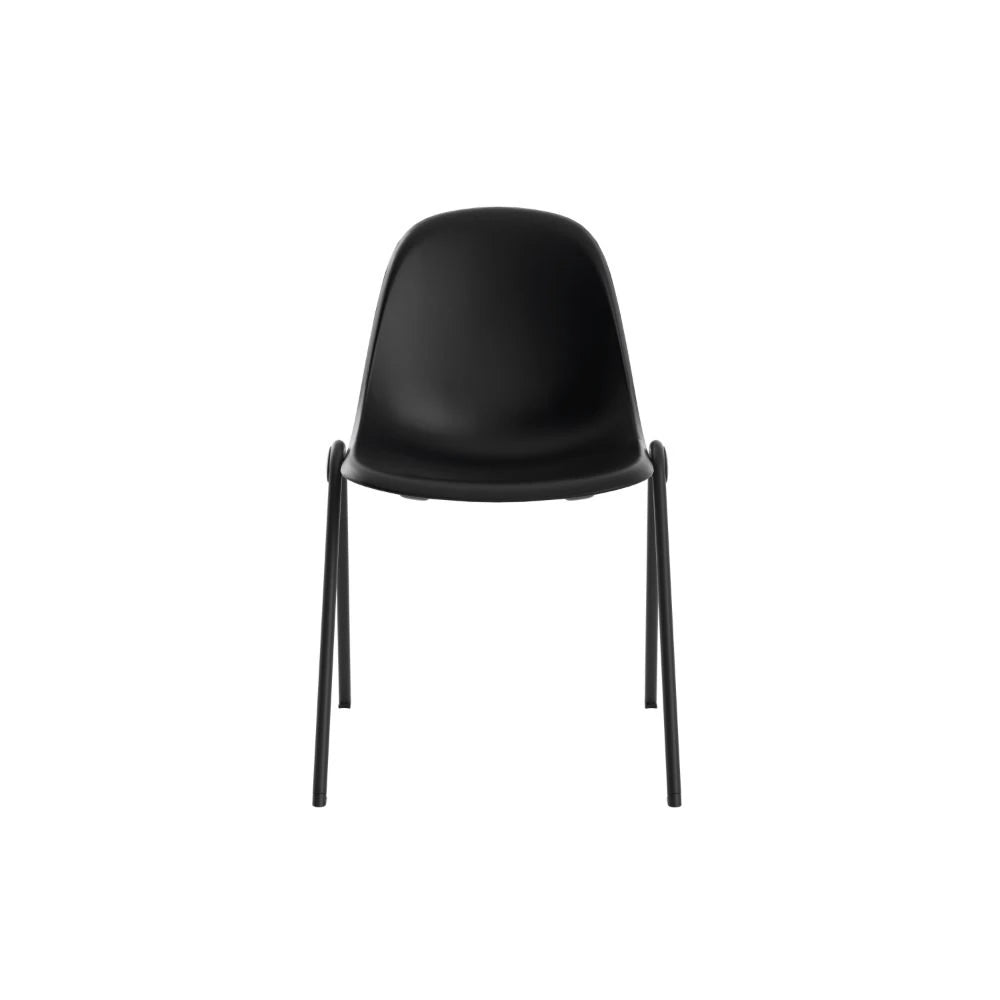 Lizzie 4 Leg Chair CH3518BK 3