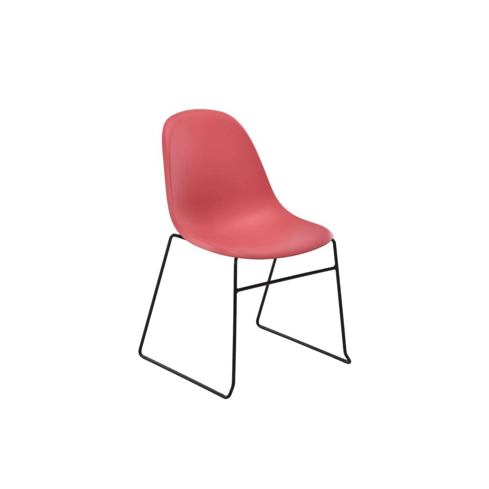 Lizzie Skid Chair CH3517RD 1