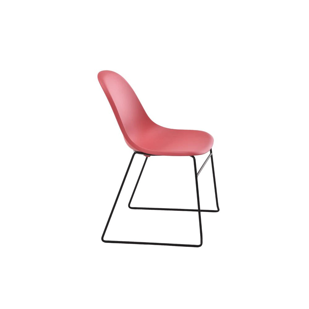 Lizzie Skid Chair CH3517RD 4
