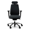 Rh Logic 200 Black Ergonomic Chair With Neckrest