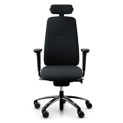 Logic 200 Black Ergonomic Chair with Neckrest RH