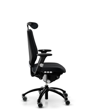 Logic 300 Gaja Black With Castors And Neckrest 2