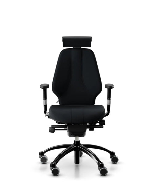 Logic 400 Gaja Black Ergonomic Chair with Neckrest RH