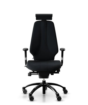 Logic 400 Gaja Black Ergonomic Chair with Neckrest RH