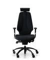 Logic 400 Gaja Black Ergonomic Chair with Neckrest RH