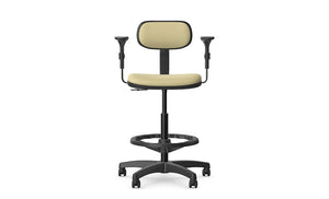 Logika Swivel Office Sit Stand Chair With Ring Footrest 3