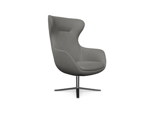 Loop Upholstered Lounge Armchair With High Backrest