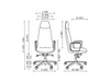Lumi High Back Executive Armchair Dimensions