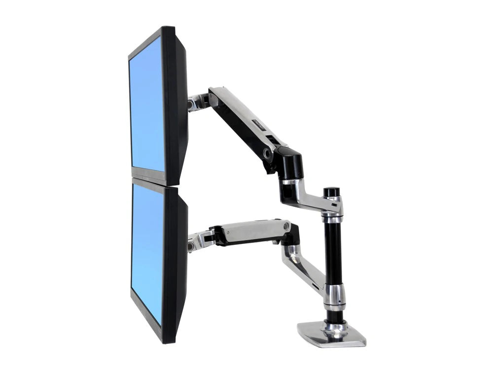 M0016 Ergotron Lx Dual Stacked Desk Mount Lcd Arm