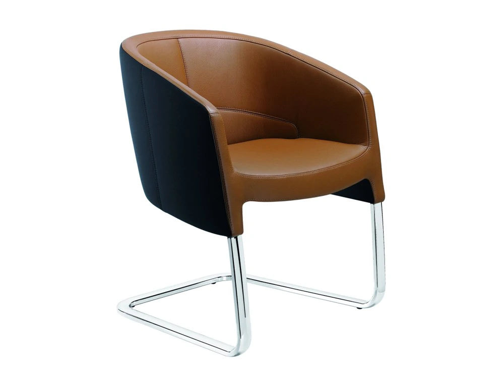 Mb017 Stelvio Visitors Armchair In Cantilever