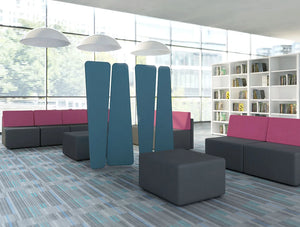 Mdd Acoustic Freestanding Screens In Seating Area