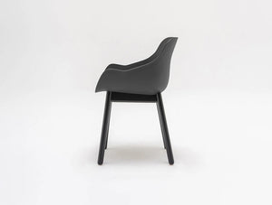 MDD Baltic Basic Shell Armchair with Wooden Base 4