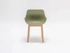 MDD Baltic Basic Shell Armchair with Wooden Base 8