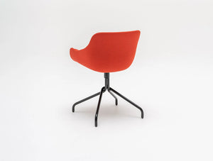 Mdd Baltic Soft Duo Shell Armchair On Four Spoke Base With Castors 4