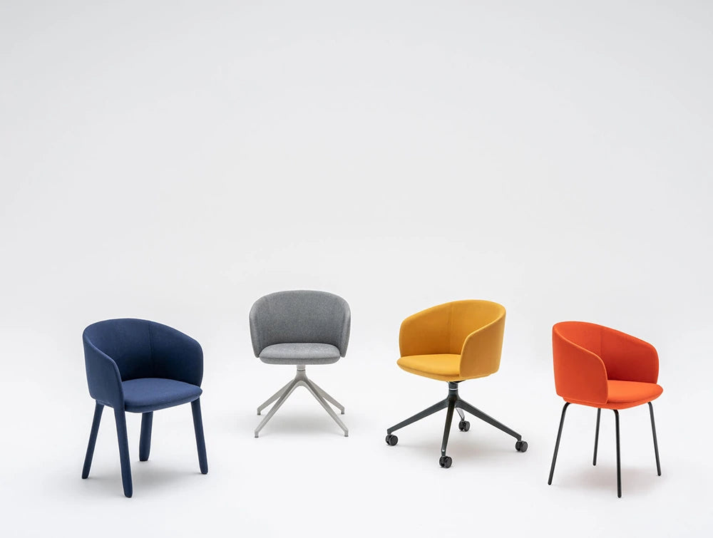 Mdd Grace Chair On Four Spoke Base With Castors 3