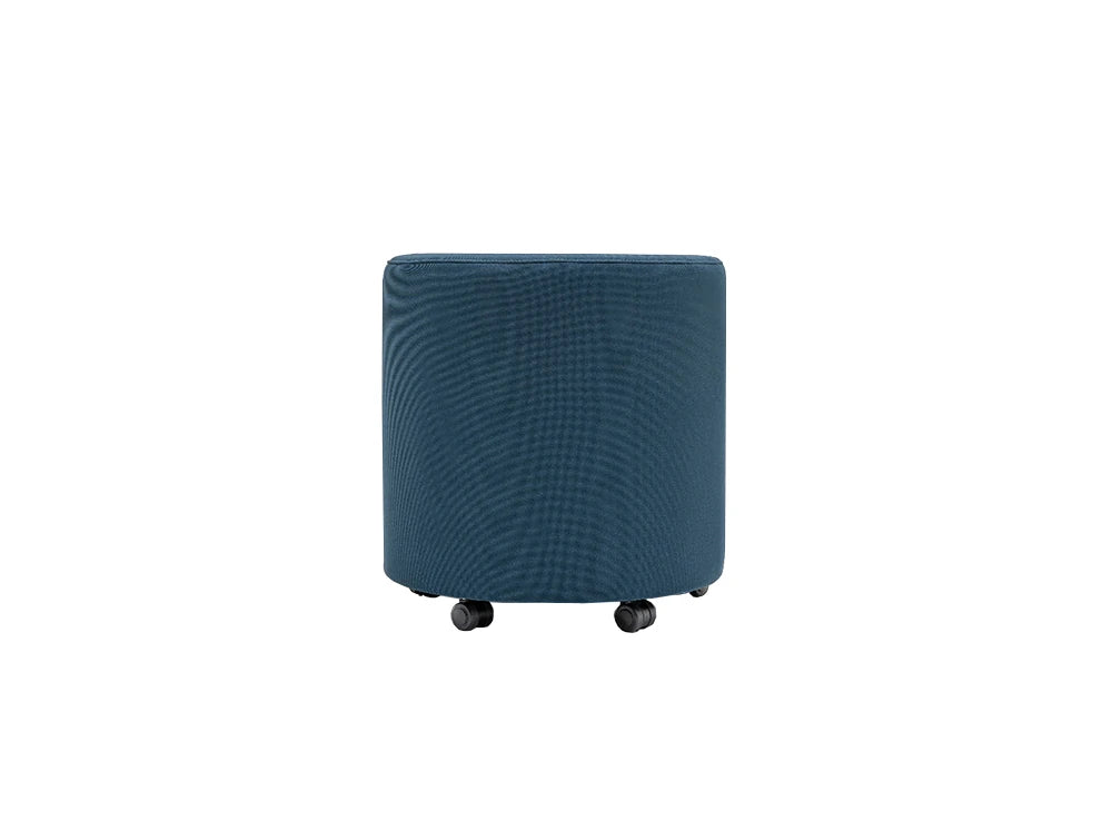 Mdd Mix Round Geometric Pouffe With Castors