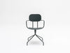 Mdd New School Chair With Five Star Base On Castors 7