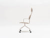 Mdd New School Chair With Headrest On Four Legged Metal Frame 4