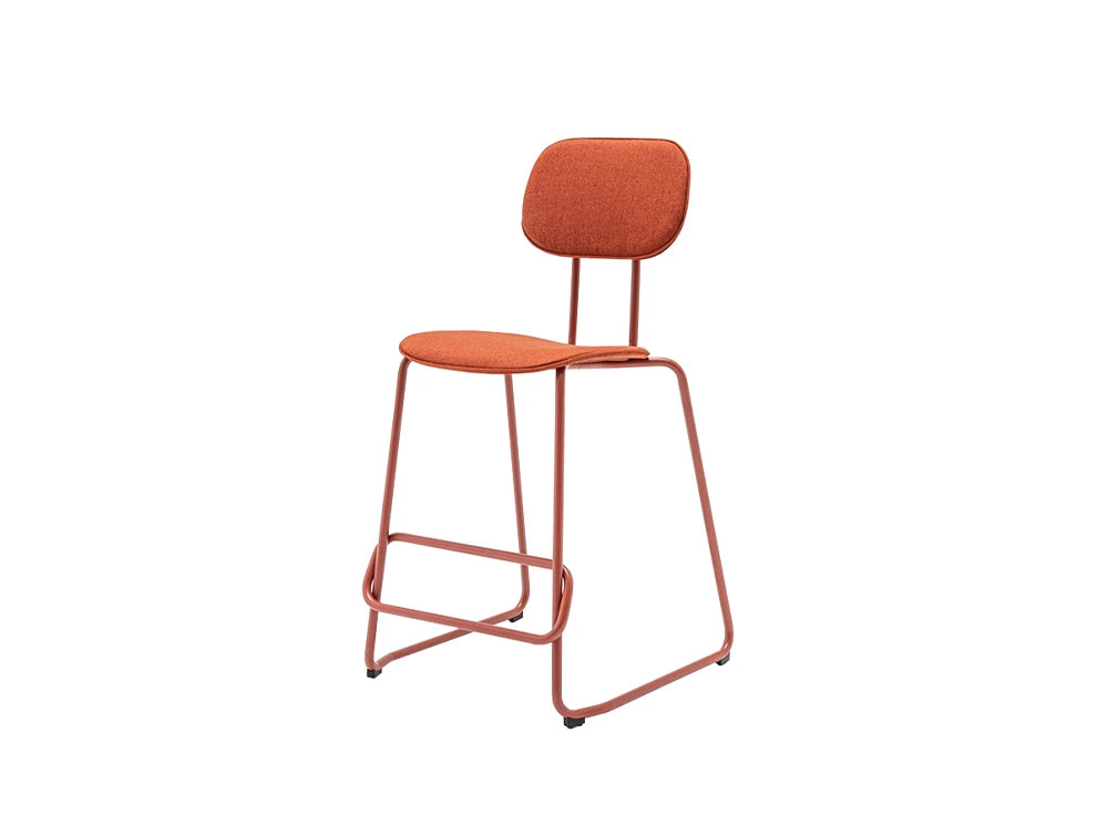 Mdd New School Low Stool With Footrest