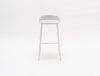 MDD Team Upholstered High Stool with Footrest 3