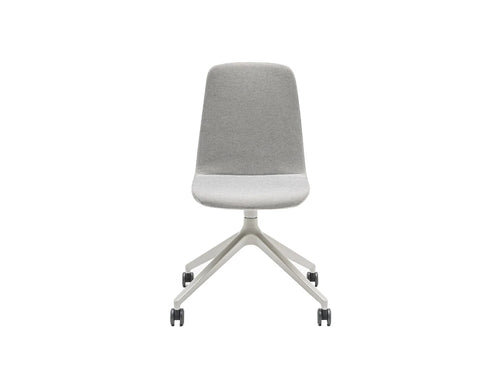 Mdd Ulti Fabric Chair On Four Spoke Aluminum Base With Castors