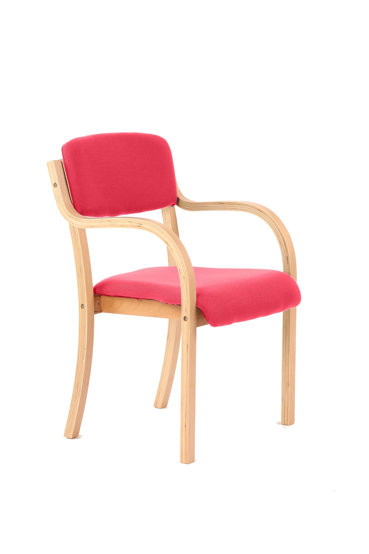 Madrid Wooden Frame Visitor Chair KCUP0385 2
