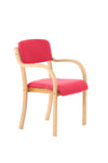 Madrid Wooden Frame Visitor Chair KCUP0385 2