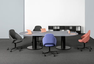 Mara Follow Meeting Room Large Table With Shelves And Chairs In Office Setting 2