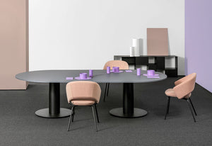 Mara Follow Meeting Room Large Table With Shelves And Chairs In Office Setting 3