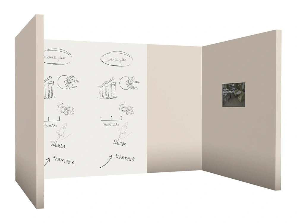 Media Meeting Room with Glass Board