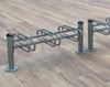 Mercure Modular Bicycle Rack 4 in Outside Setting