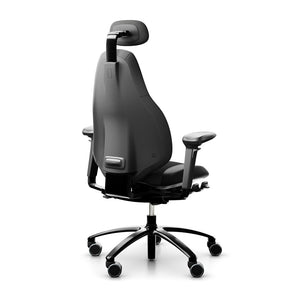 Mereo 220 Duo Dual Fabric Grey With Castors And Headrest 2