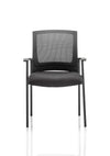 Metro Medium Mesh Back Stacking Visitor Chair With Arms BR000090 4