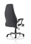 Metropolis High Back Black Leather Look Chair EX000230 8