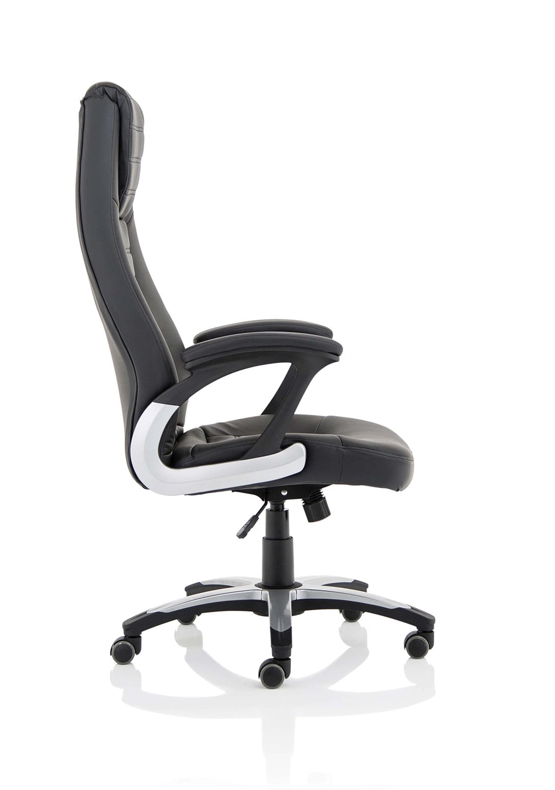 Metropolis High Back Black Leather Look Chair EX000230 9