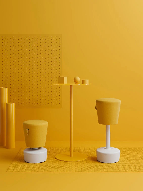 Mickey Pouffe With Fabric Base 2