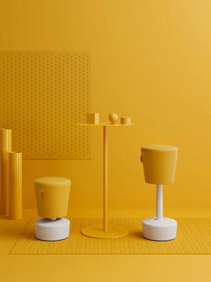 Mickey Pouffe With Plastic Base 2