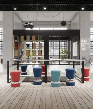 Mickey Pouffe With Plastic Base 6