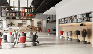 Mickey Pouffe With Plastic Base 7