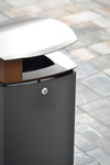 Mielek Outdoor Litter Bin in Outdoor Setting 3