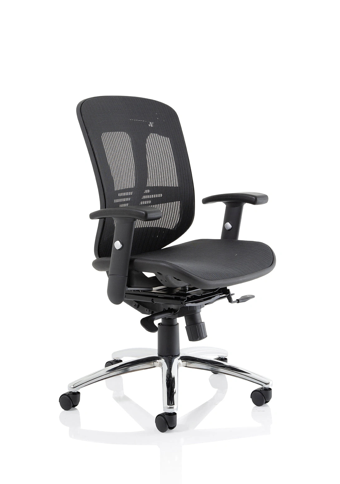 Mirage Ii Mesh Back Task Operator Office Chair With Height Adjustable Arms EX000162 1
