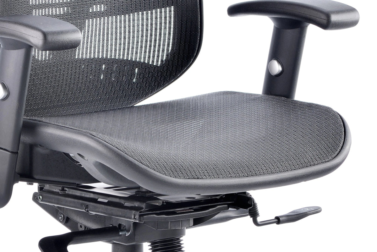 Mirage Ii Mesh Back Task Operator Office Chair With Height Adjustable Arms KC0148 10