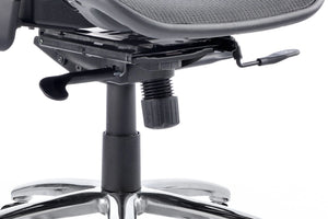 Mirage II Executive Chair Black Mesh With Arms With Headrest Image 14