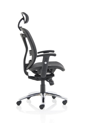 Mirage Ii Mesh Back Task Operator Office Chair With Height Adjustable Arms KC0148 9
